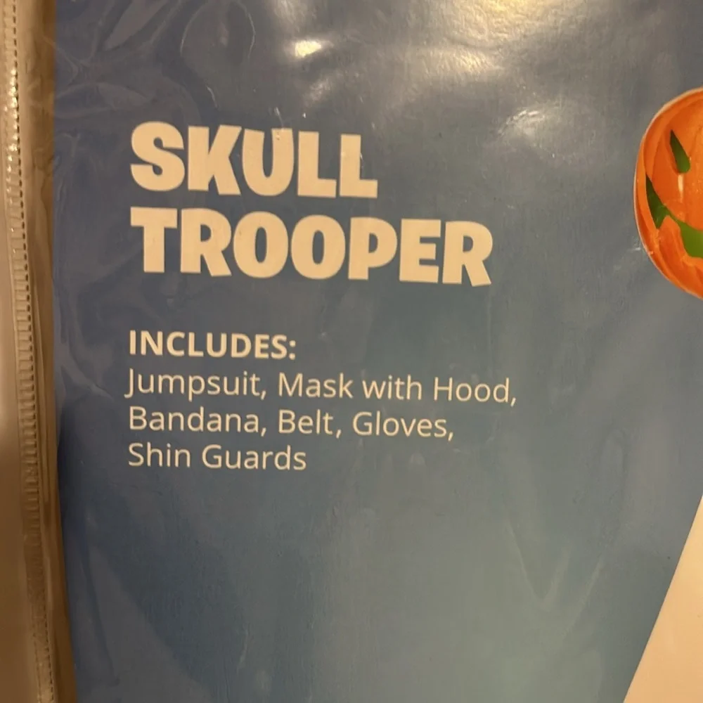 Fortnight Skull Trooper Costume Child L 12-14 - Picture 2 of 7